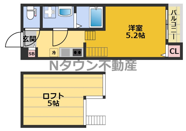 【間取り】 | ハーモニーテラス二ツ橋 | 間取りです