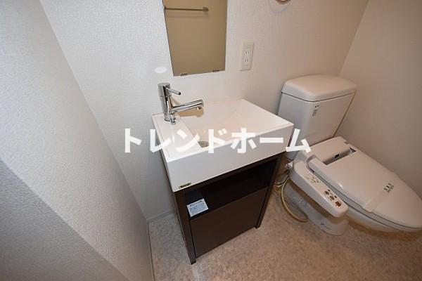 レオンコンフォート難波西の独立洗面台|選べる家電プランあり！！