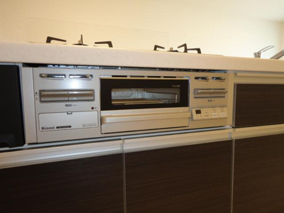 【キッチン】 | カーサ・フィオーレ | ビルドインガスコンロ