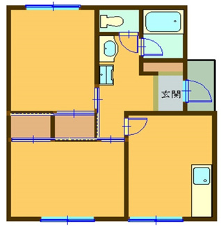 【間取り】 | Kerry | 101は反転です