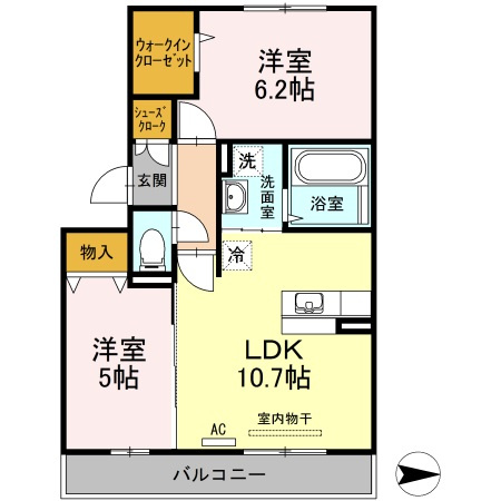 【間取り】 | ドゥマンソレーユ