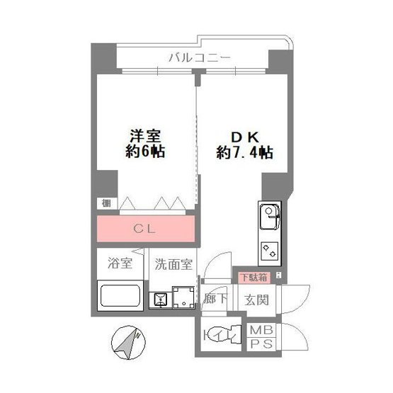 【間取り】 | ライオンズマンション六甲道第2