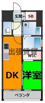 仲介手数料０円！ISM平安通の間取り