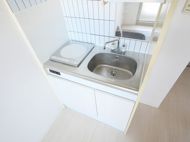 シティパレス21西大寺P-1のキッチン|使いやすいキッチンです