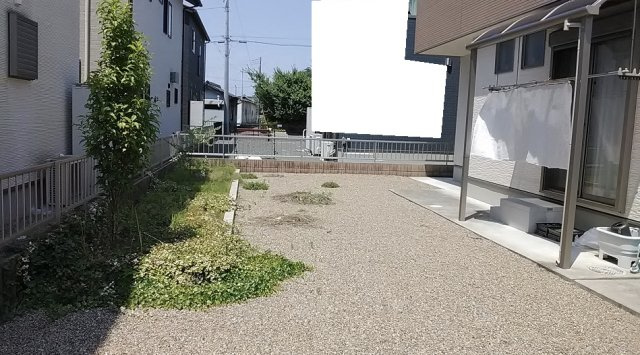足利市助戸３丁目の中古一戸建の庭