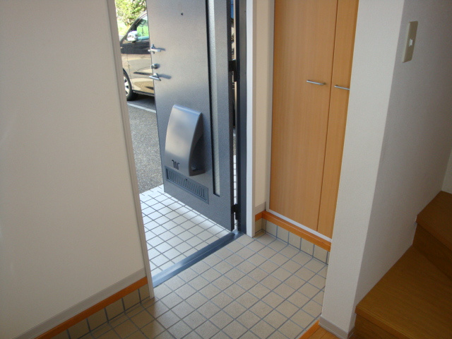 すみれテラスBの玄関