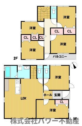 中古戸建　箕郷町東明屋の間取り|1階にトイレ付居室があり、介護専用のお部屋や事務所など様々な用途で利用可能です