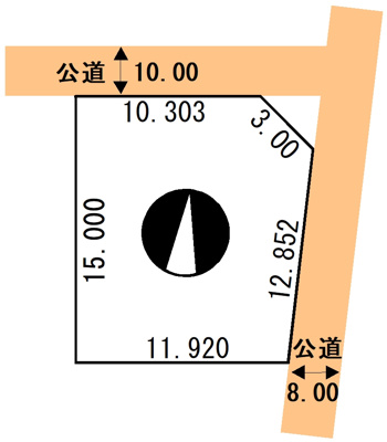 【区画図】 | 桜ケ岡7丁目55-202売地