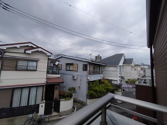 神戸市須磨区行幸町３丁目のアパートの展望|眺望