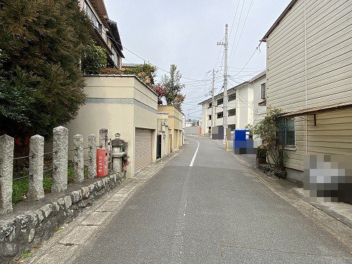 大宮西総門口町中古戸建の前面道路含む現地写真