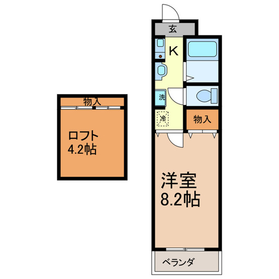 【間取り】 | プレジデントハイツ