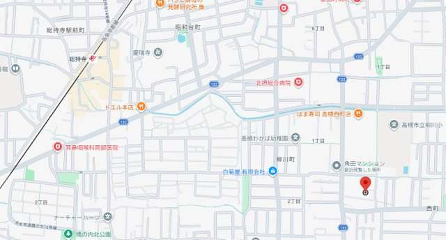 アンフィニィ・西町の地図