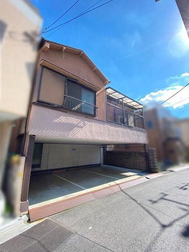 墨田区東向島６丁目の古家付売地の前面道路含む現地写真