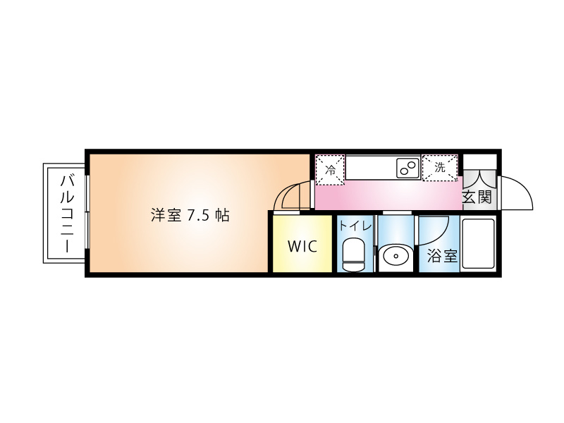 エスペレBの間取り