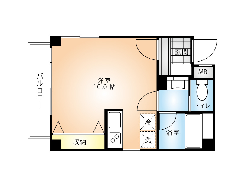 ユニピエールの間取り