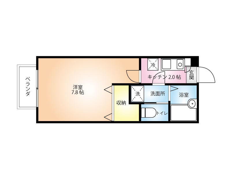 アドフィ・赤山の間取り