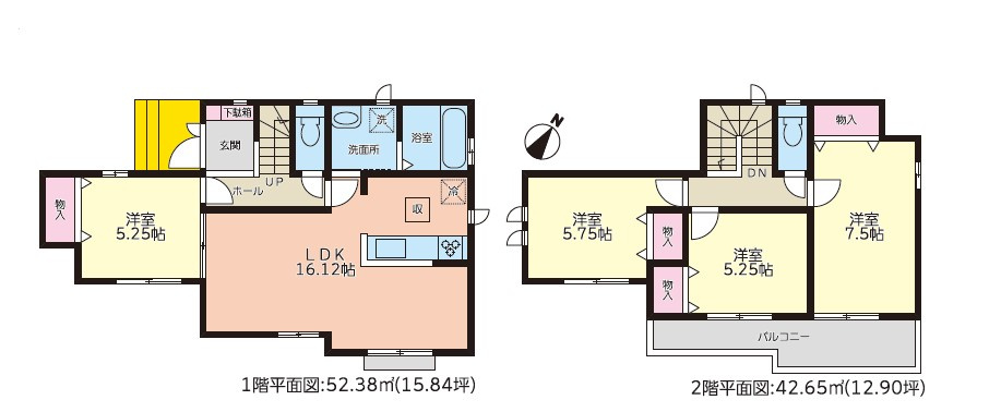 ハートフルタウン西区清里町4期｜名古屋市の戸建ならホームアップの区画図