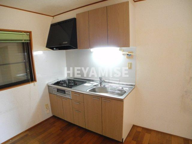 ツルタハイツBのキッチン|※室内画像は別号室のもの