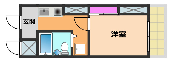 【間取り】 | アンフィニィ・西町 | 反転タイプ