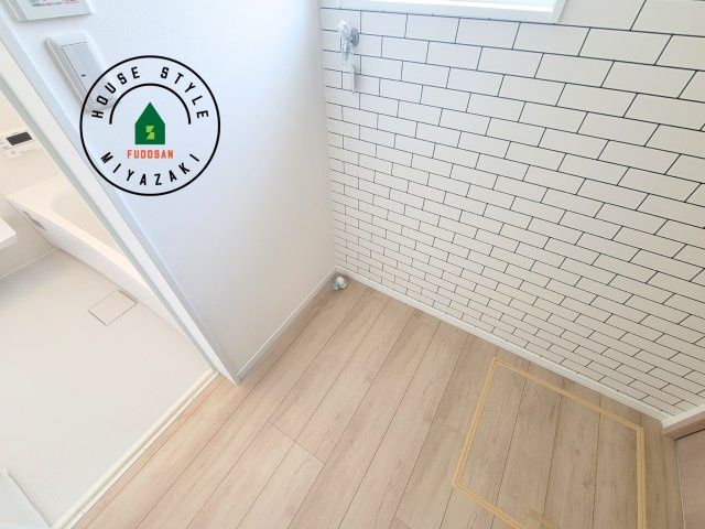 北諸県郡三股町宮村（2号棟）のランドリースペース|ランドリースペースとなります。広々して有効的にご使用できます。 