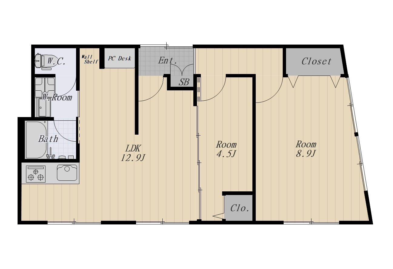 矢口12118 2階の間取り