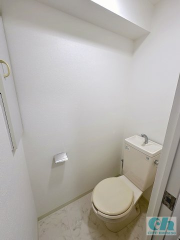 クレアール多摩川 401号室のトイレ