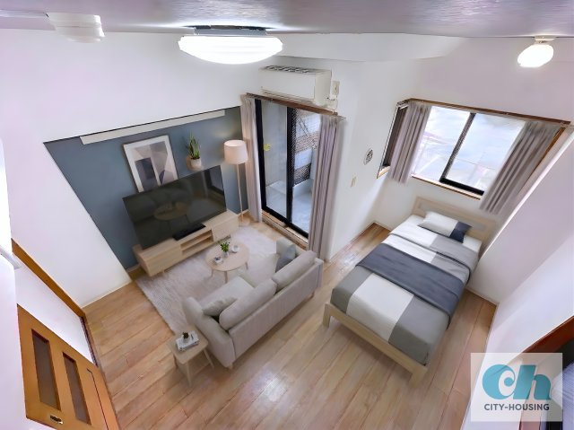 シャルクレール・雪田 202号室の居間・リビング