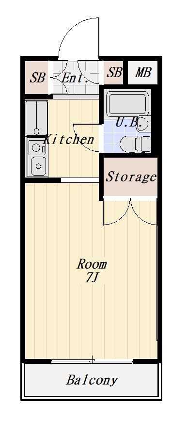 丸井ビルディング 205号室の間取り