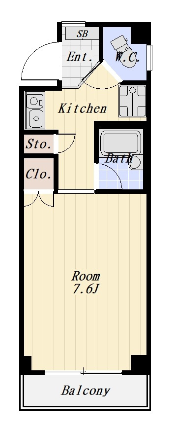 丸井ビルディング 307号室の間取り
