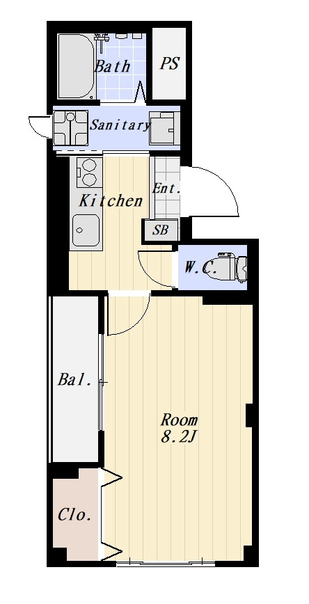 フルール大森 301号室の間取り