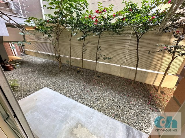 Y・Mコート 101号室の庭