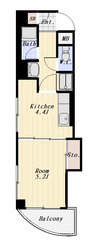 第5野口ビル 601号室の間取り
