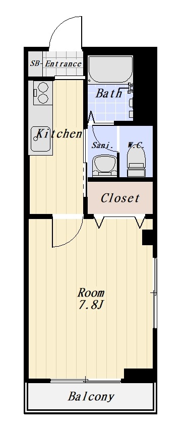シャトレー大森 301号室の間取り