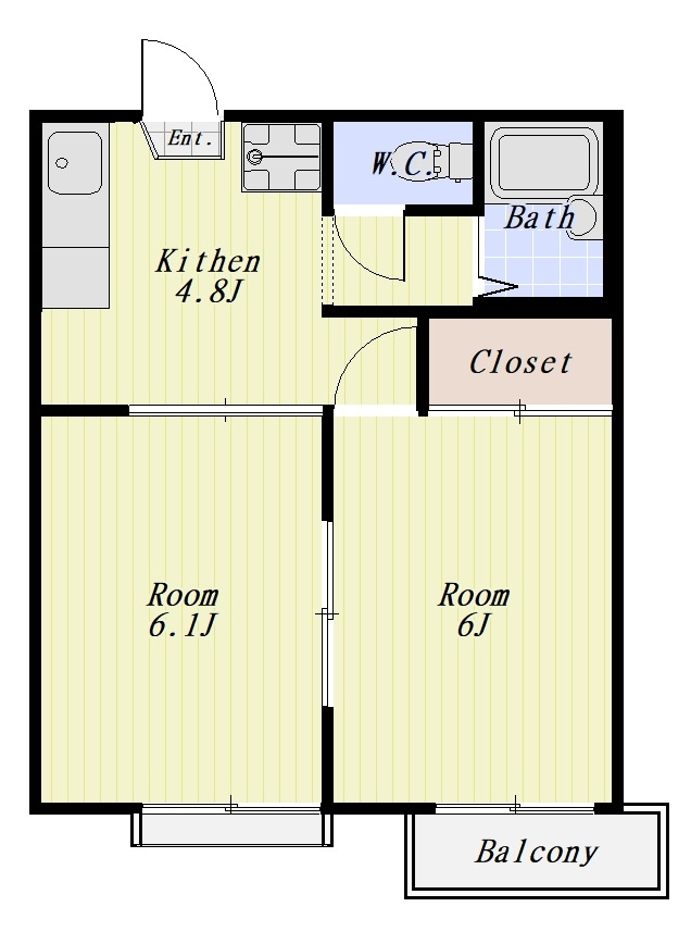 ハイピアコート 301号室の間取り