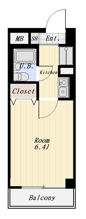 ヴィラ・セレステ 402号室の間取り