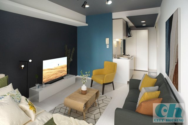 BELL FOREST 401号室の居間・リビング