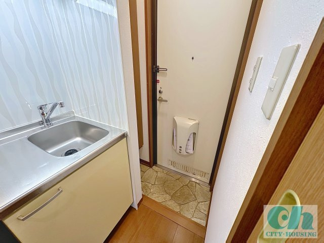 セブンスコート 206号室の玄関