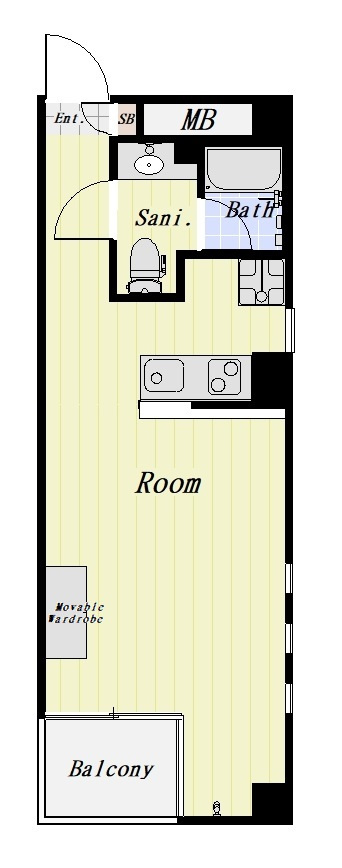 リベルテ大森 602号室の間取り