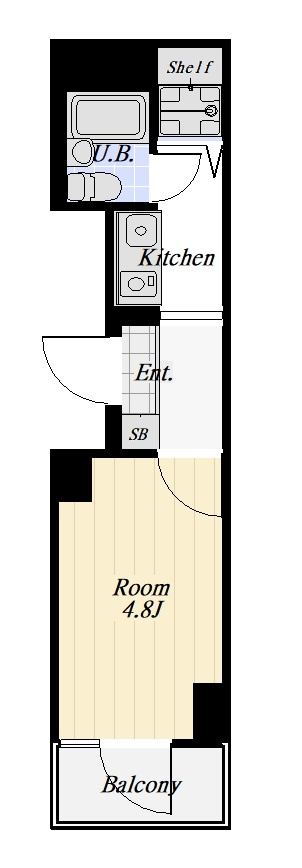 NEWRISE-2 105号室の間取り