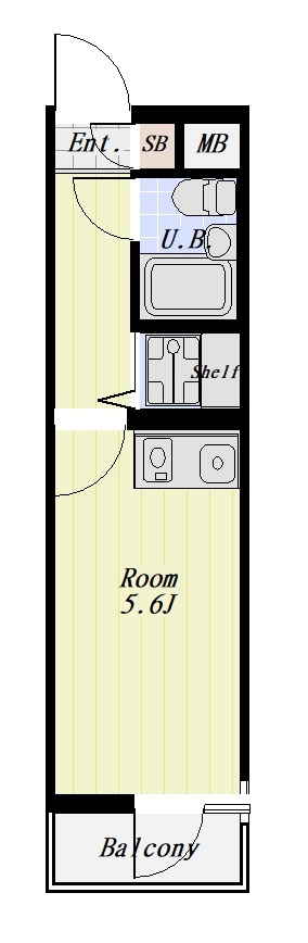 NEWRISE-2 402号室の間取り