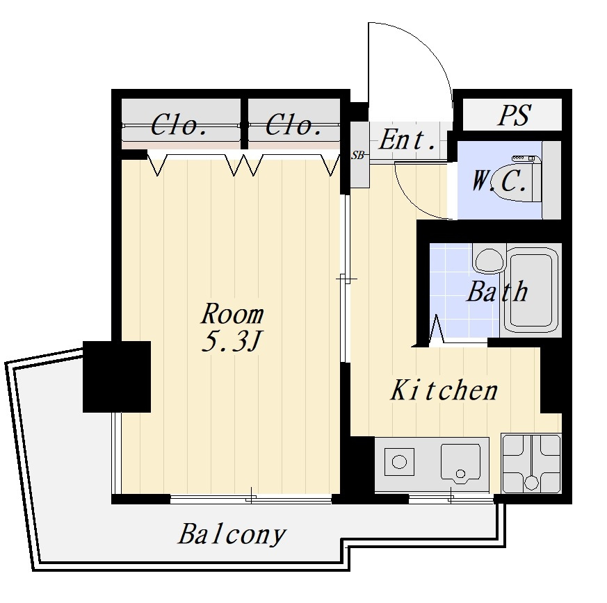 K2ヴィラ 506号室の間取り
