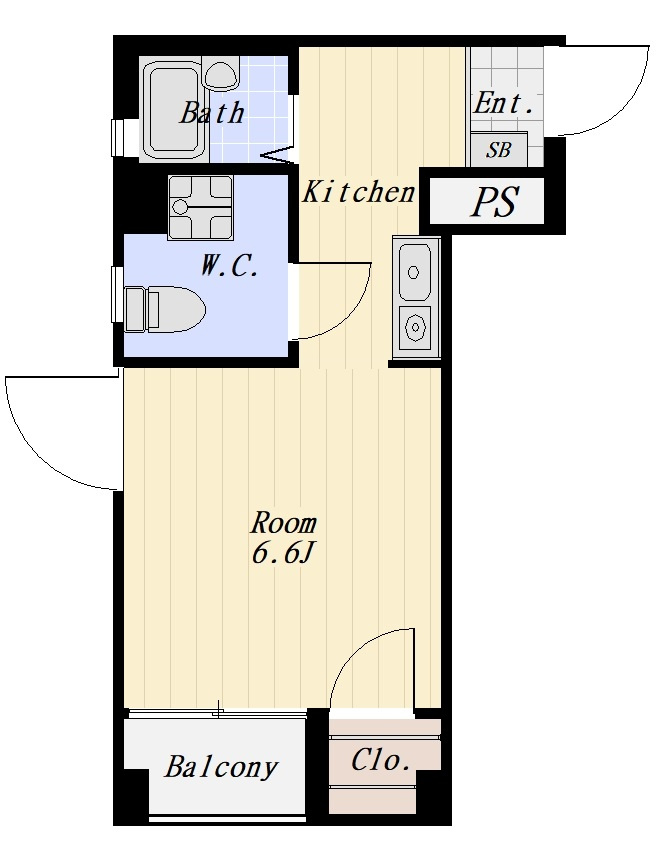 サンセールコージ 303号室の間取り