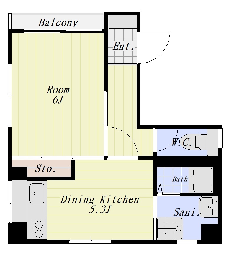 菱田ビル 201号室の間取り