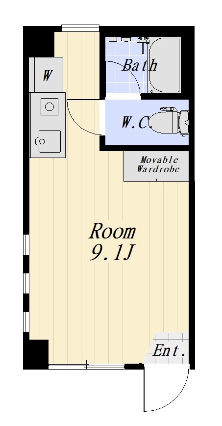 ラ・パラッツォ 102号室の間取り
