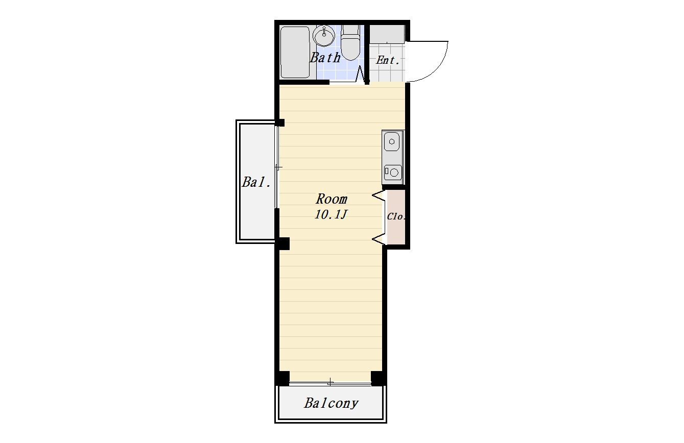 はすぬまホームズ 301号室の間取り