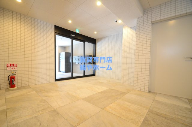 Halu花園町のロビー|落ち着いたロビーです