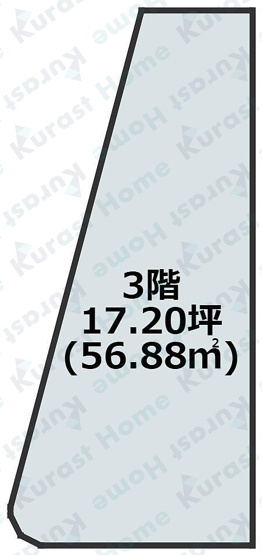 【間取り】 | ヤマサキビル3階