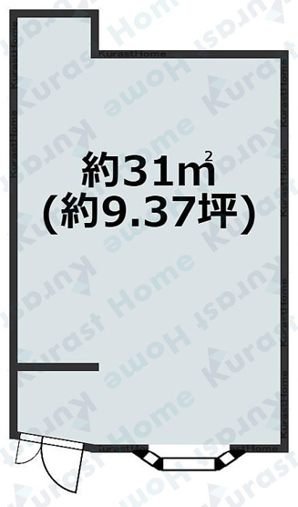 【間取り】 | ダイバーシティ藤井寺1階店舗事務所