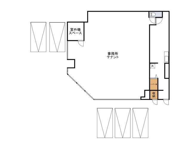 【間取り】 | タワーヒルズ西大和1階路面店舗