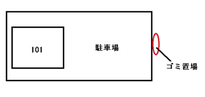 【区画図】 | 城見町アパート付き店舗Ⅰ